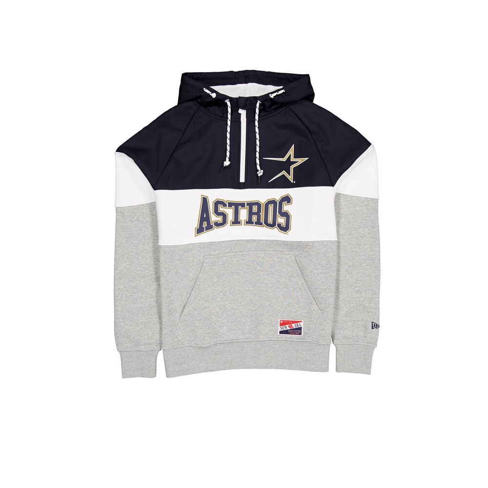 New Era Houston Astros Throwback Color Block Hoodie - Size L